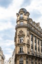 Paris, beautiful building avenue de lÃ¢â¬â¢Opera Royalty Free Stock Photo